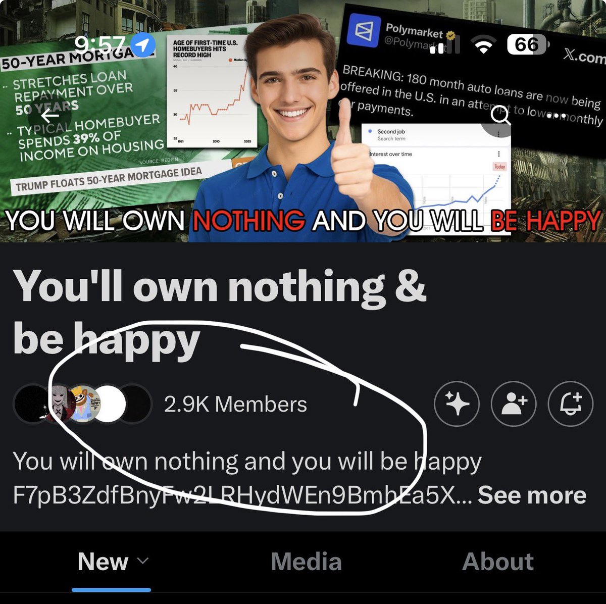 Almost 3k in the x comm and counting 

Nothing feels and looks good here.