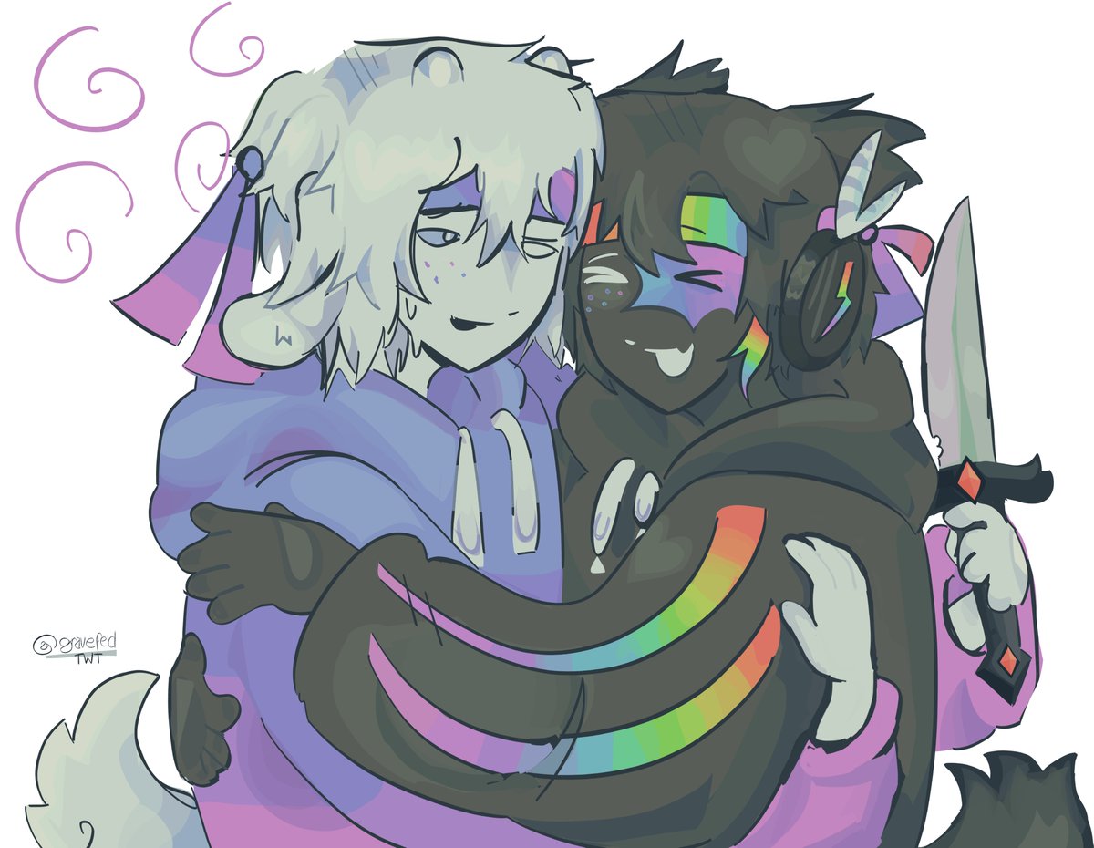 gravefed's tweet image. hi requested prideduo :-) ,, The sword is a reference to planets LS S5 video👀 #spokeishere #planetlord #SpokeIsHerefanart #PlanetLordfanart #unstableuniverse