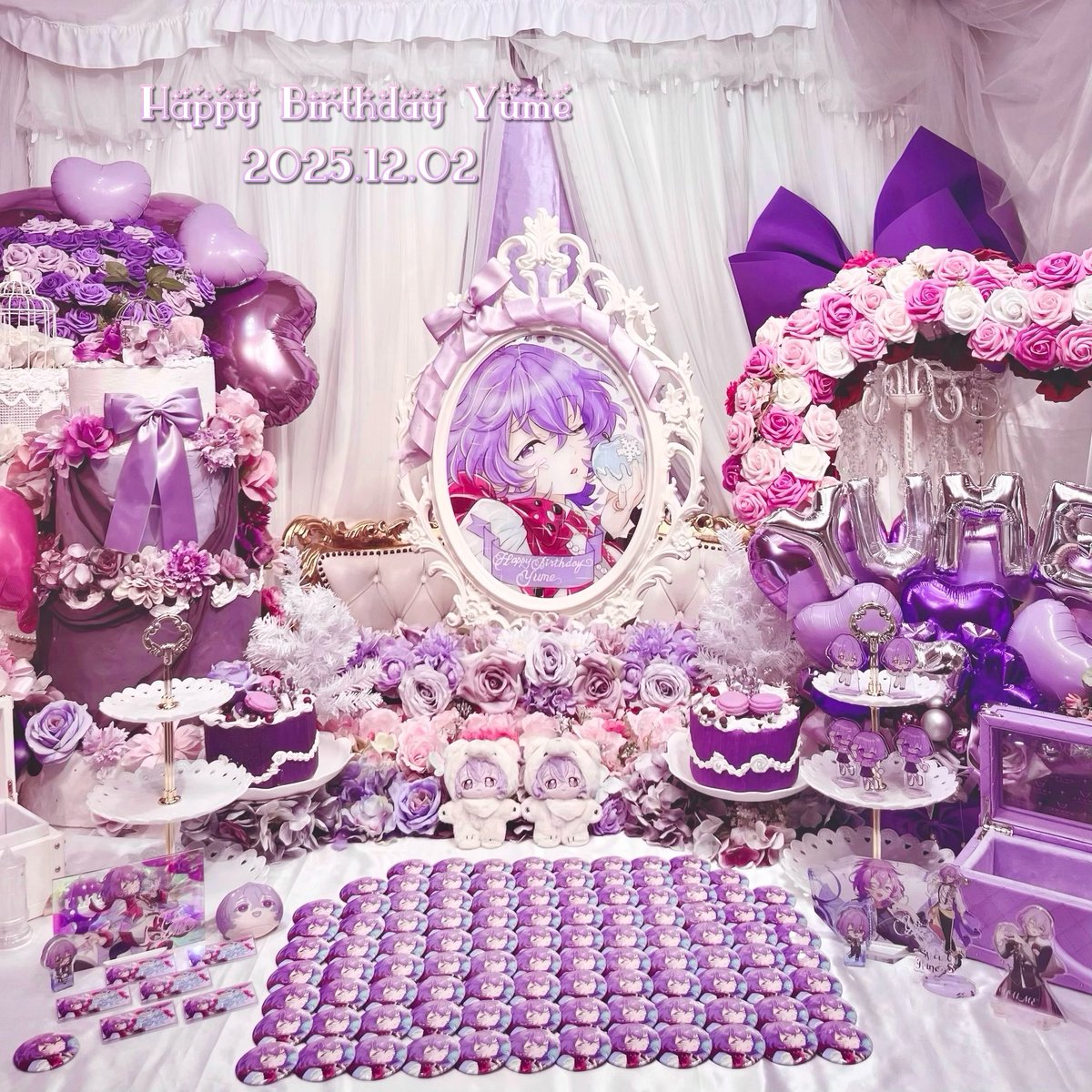 UoxoU_122's tweet image. ┊        ┊       ┊            ┊   ⋆
┊        ┊       ♡       ⋆         ⟡    ⊹
♡⠀  ⊹ ┊     ﾟ      ⊹       ﾟ
  ⟡ ⋆     ♡     𝑯𝒂𝒑𝒑𝒚 𝒃𝒊𝒓𝒕𝒉𝒅𝒂𝒚  𝒀𝒖𝒎𝒆.⋆𝜗𝜚

 #ユメ誕生祭2025
 #ユメ生誕祭2025
 #花群冬芽誕生祭2025
 #花群冬芽生誕祭2025