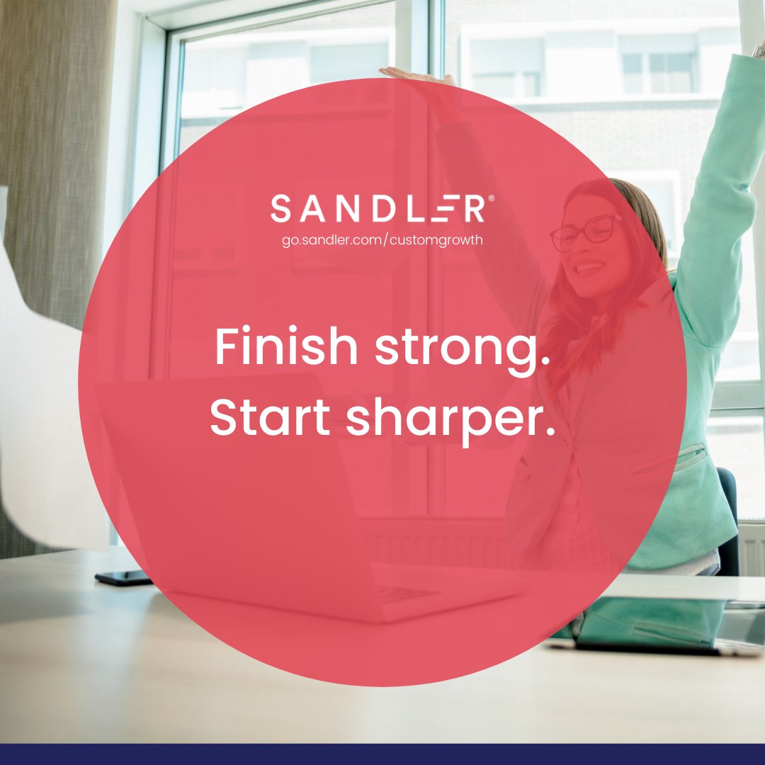 December's not just about wrapping up the year. It's about planning for what's next.

Make space to reflect, reset, and recommit.

#okc #professionaldevelopment #selling #sandlertraining #YearEndPlanning #StrategicReflection