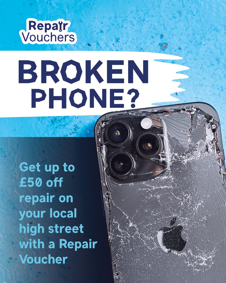 haringeycouncil's tweet image. Cyber Monday is all about deals, but the smartest deal might be fixing what you already own.

✅ Got a broken kettle, phone, toaster, or hairdryer? Our Repair Voucher Scheme gives you up to 50% off repairs for small electronics.

Apply today 📲 bit.ly/4qcmu11