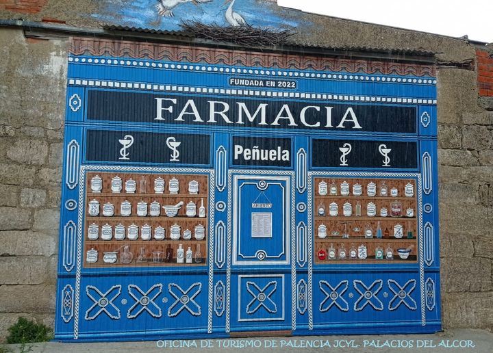 En Palacios del Alcor, en la provincia de Palencia, hay multitud de preciosos murales que embellecen este pequeño y bonito pueblo