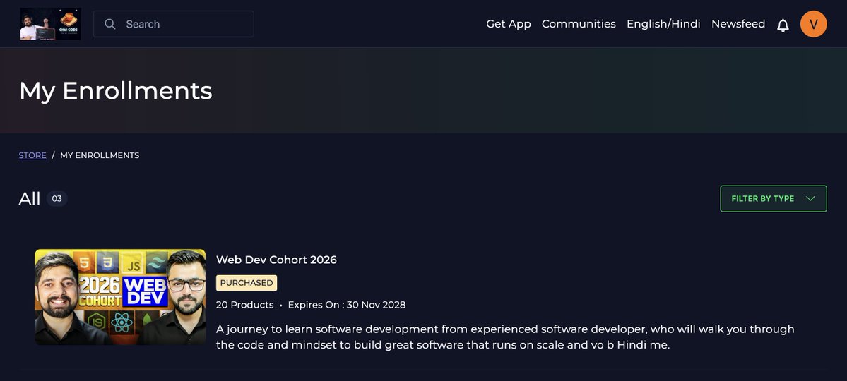 vishal_codeX's tweet image. Excited to be part of Cohort 2026, starting January 17th!

Using the weeks leading up to it to build discipline, revisit fundamentals, and prepare myself for a consistent, focused learning journey.

@Hiteshdotcom @piyushgarg_dev @ChaiCodeHQ