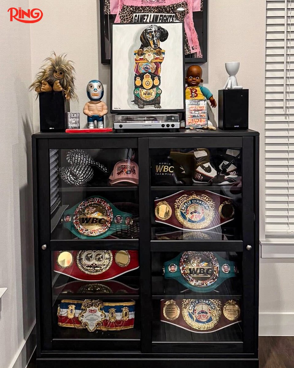 Jesse ‘Bam’ Rodriguez’s belt cabinet is already looking very full 👑