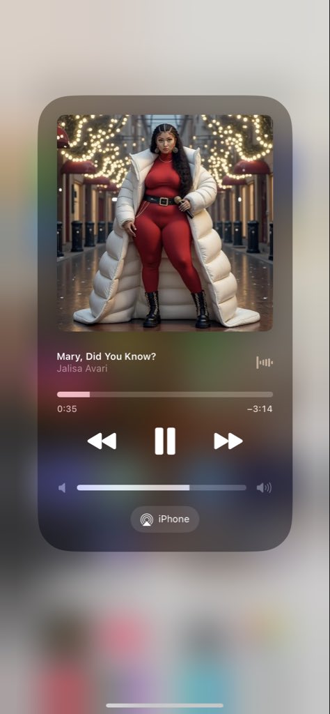 Mama <a href="/JalisaAvari/">Jalisa Avari Music</a> I need to know the inspiration behind this song 

Mary did you know?😩

Guys are hope you’re still streaming Christmas Ep
The songs are amazing🔥🤭❤️