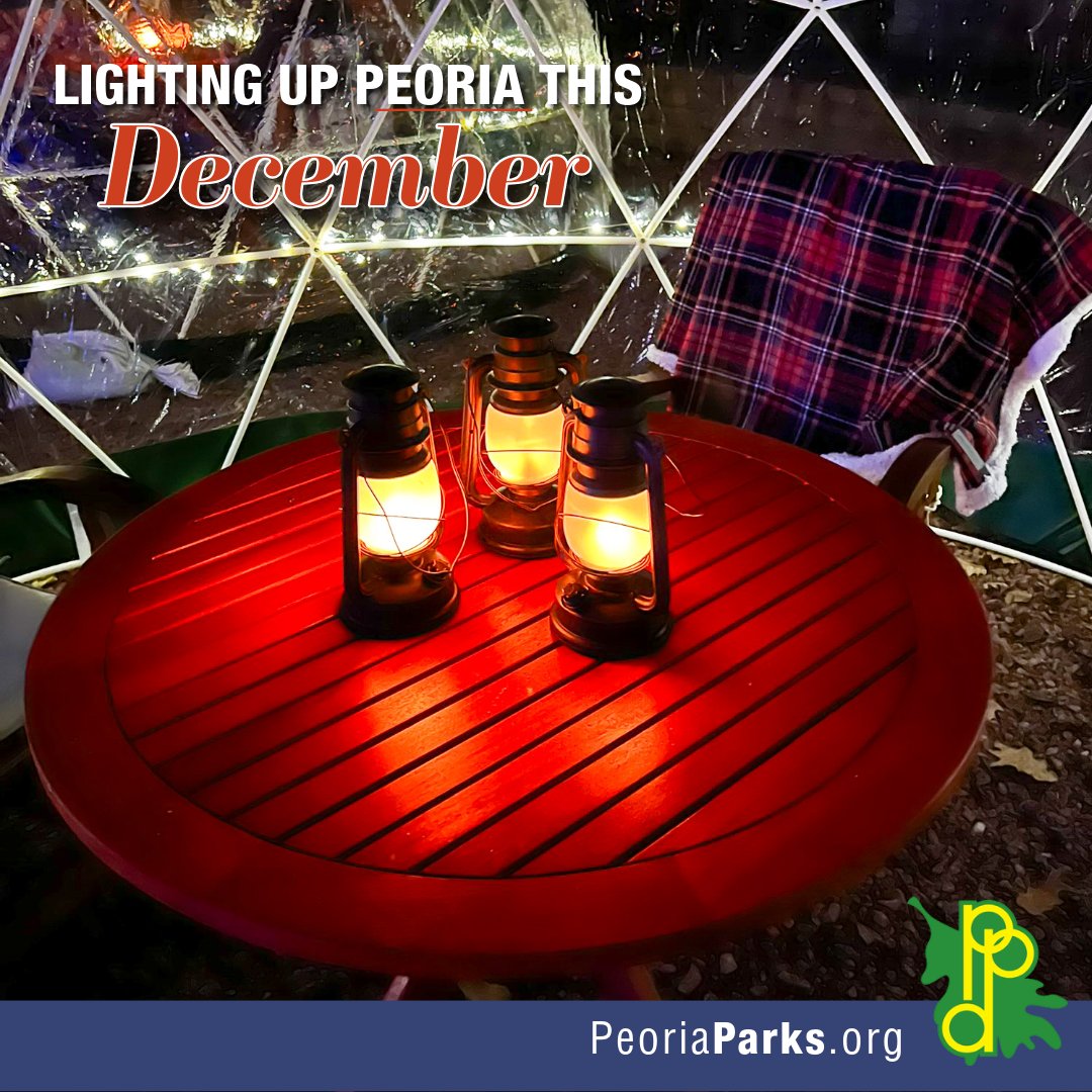 💛✨ December’s theme is LIGHT! ✨💛
And we’re spending the next 31 days celebrating everything that lights up our world—nature, community, joy, and the magic of the season.

Watch for bright events, glowing moments, and plenty of ways we’re Lighting Up Peoria this month!