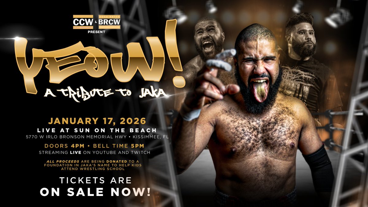 🚨 𝐓𝐈𝐂𝐊𝐄𝐓𝐒 𝐀𝐑𝐄 𝐎𝐍 𝐒𝐀𝐋𝐄 𝐍𝐎𝐖! YEOW! A Tribute To