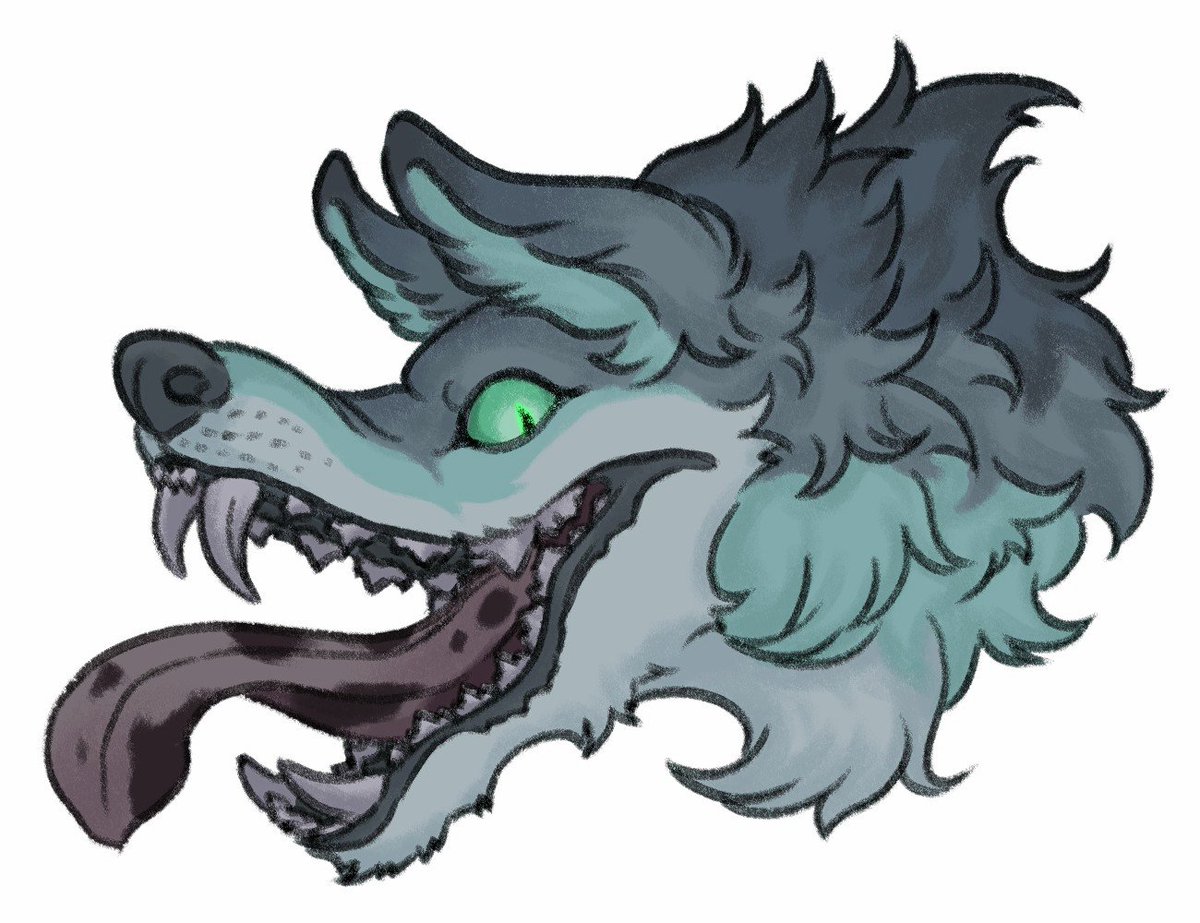 JUiR26's tweet image. 最近シール用に描いたオオカミ
近日 他のイラストもまとめてネップリ登録する予定です