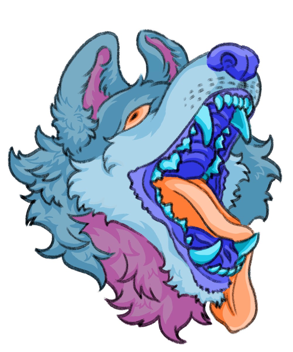 JUiR26's tweet image. 最近シール用に描いたオオカミ
近日 他のイラストもまとめてネップリ登録する予定です