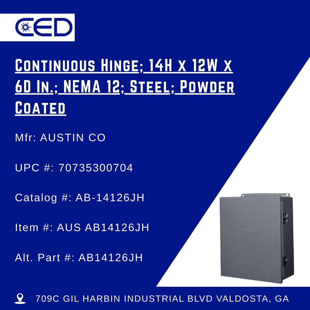 CedValdosta's tweet image. #EnclosureDesign #CableManagement #BoxSolutions #ElectricalSetup #IndustrialInstall