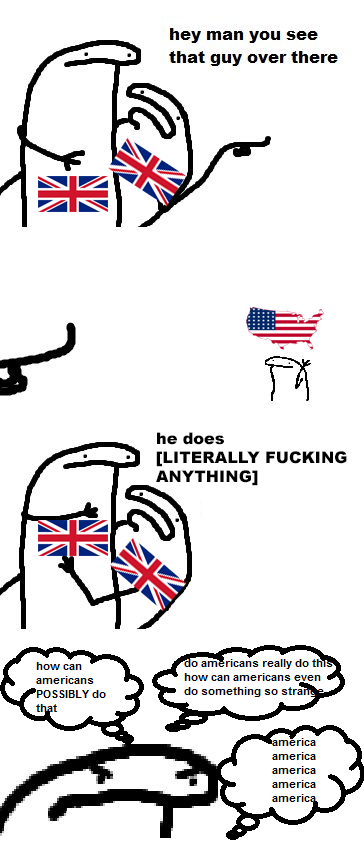 Can you people do literally ANYTHING without thinking about us?