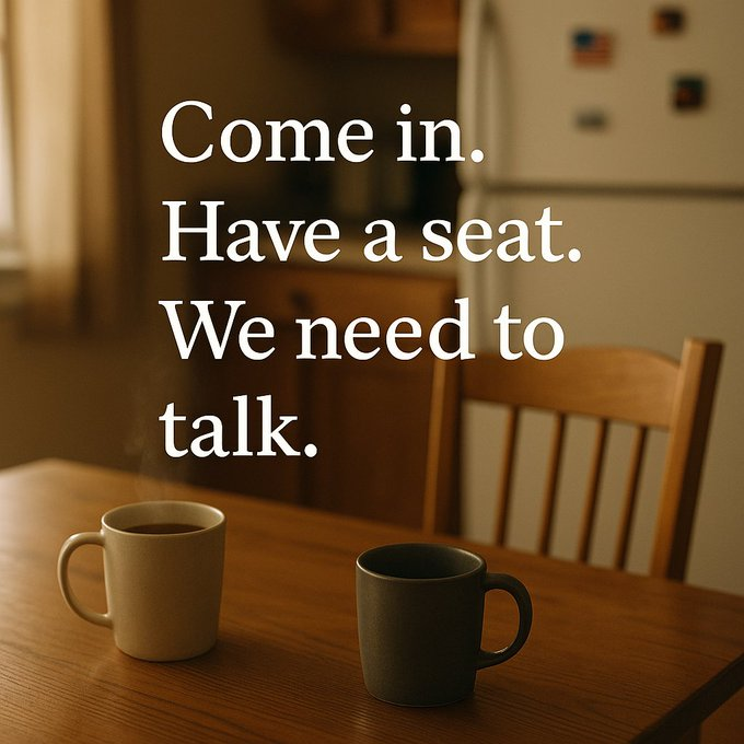 Come on in. Have a seat. Get comfortable.

What I’m about to say is going to sting a little, but first- Can I get you something to drink?

Do you take sugar? Here... Okay then let's just dive into it shall we?

Your Representative doesn’t care about you. Neither does your