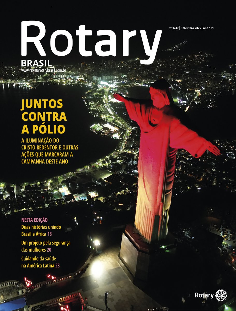 Capa da edição de dezembro da Rotary Brasil! Leia na íntegra: bit.ly/RotaryBrasil_D…