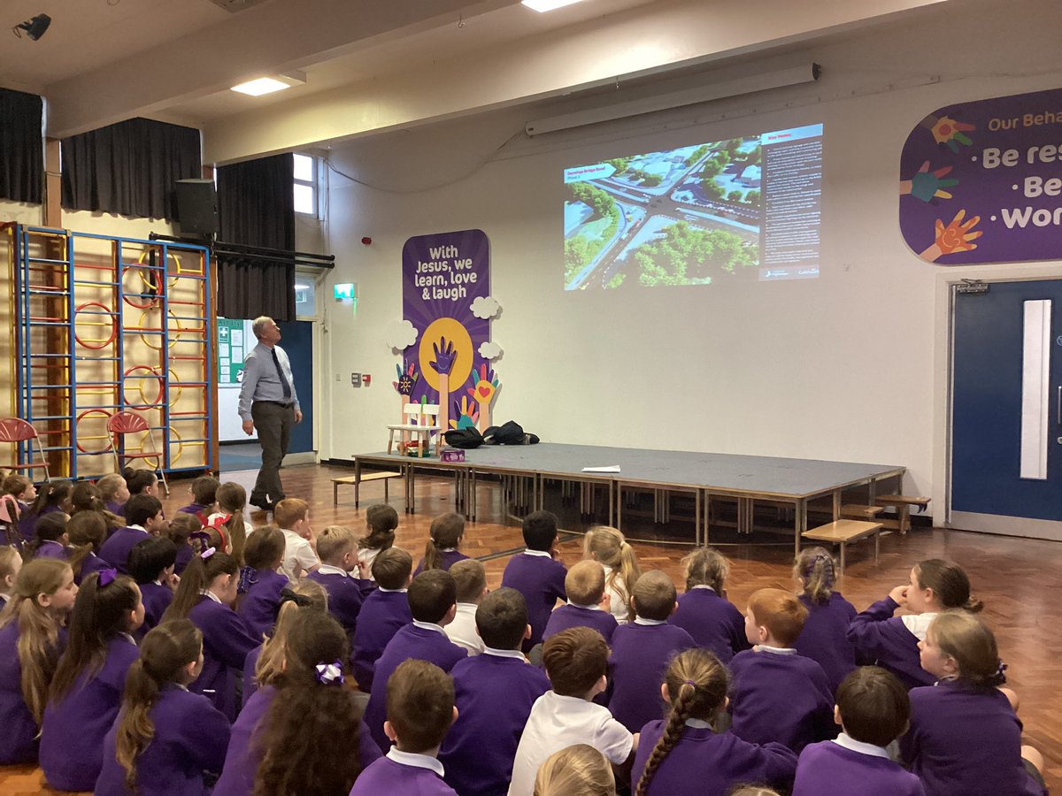 Clare came into assembly today to talk to us about road safety.