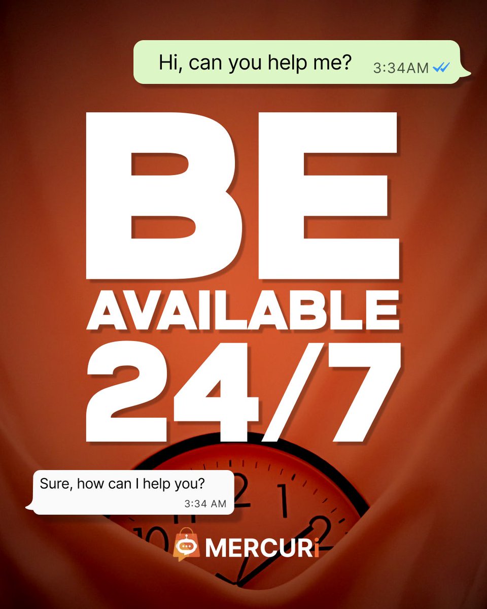 RocketHub's tweet image. ⏰ Never miss a customer message again — even at 3:34 AM!
Mercuri’s AI replies instantly so your business stays open round the clock.

Access the lifetime deal on RocketHub!

#customersupport #aiassistant #businessautomation #saasdeals #rockethub