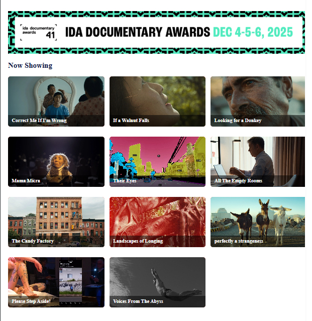RahaFaridi's tweet photo. #Please_Step_Aside by #RahaFaridi is nominated as the #BestShortDoc in #IDADocAwards
Voting closes tomorrow, December 2 at 5 PM PT! Only members can vote! your participation makes a difference.

Please Step Aside! | 41st IDA Documentary Awards: Shorts  https://t.co/LTgMNA9qnB https://t.co/oNS2u6lFDK