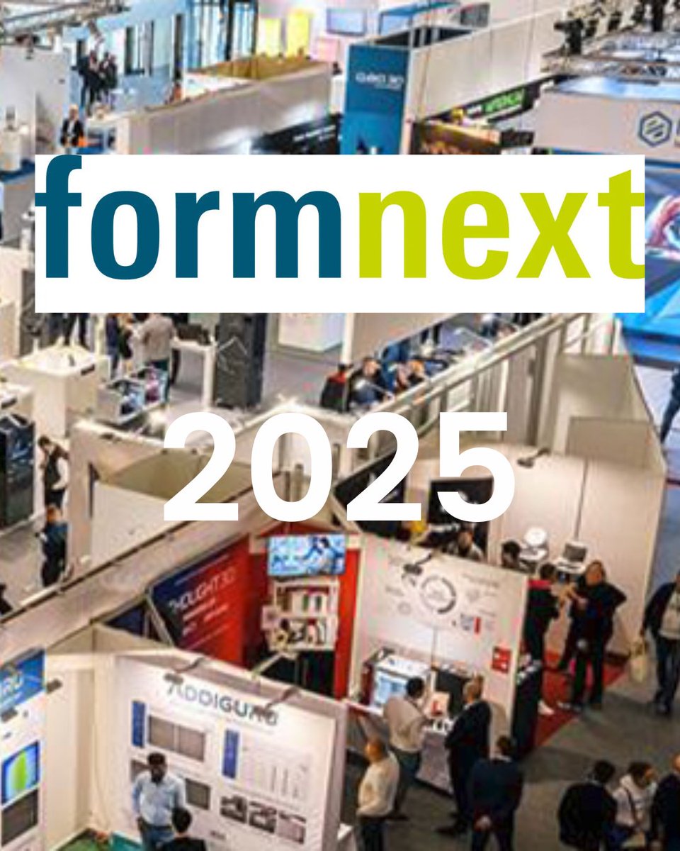 addishape's tweet photo. Formnext 2025 : l'innovation au cœur de la fabrication additive ! Le salon a accueilli les dernières innovations en matière d'impression 3D industrielle, notamment FDM : essor des imprimantes 3D abordables, amélioration de la qualité et intégration de l'automatisation. https://t.co/lIojkY9KUG