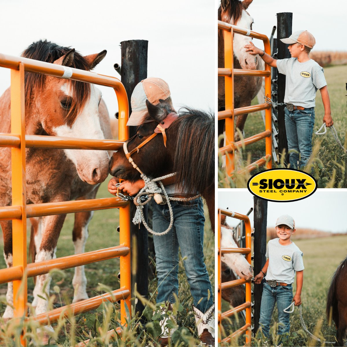 Sometimes the photo really does say it all 🤩
Our <a href="/siouxsteel/">Sioux Steel</a> livestock equipment made a cameo in a photoshoot with authorized dealer Feeders Grain &amp; Farm Supply - and we’re loving the results!

📸 Jade Made, LLC

#SiouxSteel #LivestockEquipment #FarmLife