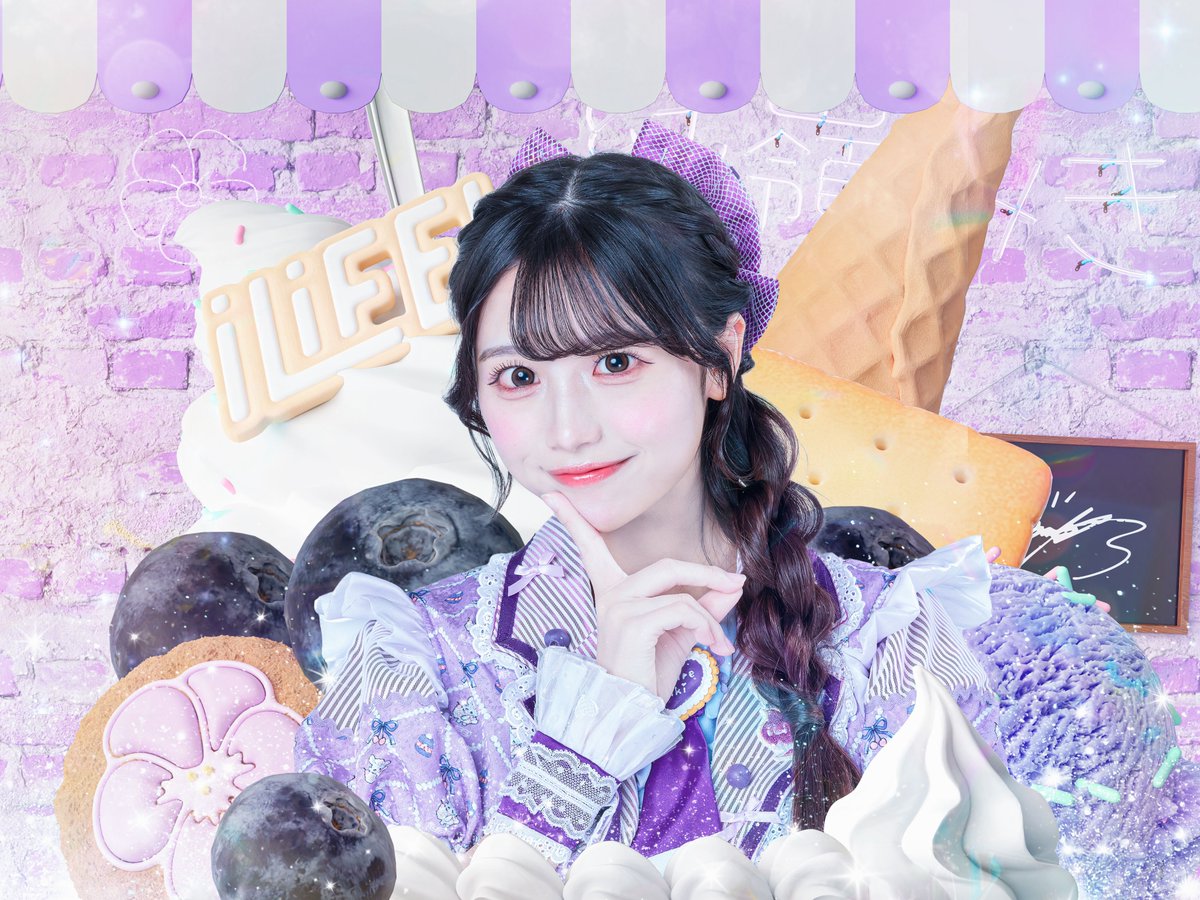 新アー写公開】 ♥純嶺みき ♡担当カラー 紫 ♥隅からすみれまで全部