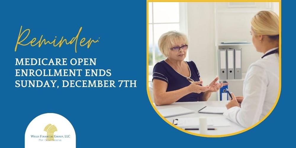 wells_financial's tweet image. Don&apos;t wait until the last minute! The deadline to enroll in Medicare for 2026 is approaching fast. Make sure you secure the coverage you need before December 7th, 2025. Visit Medicare.org to enroll. #Medicare #Enrollment #HealthcareCoverage