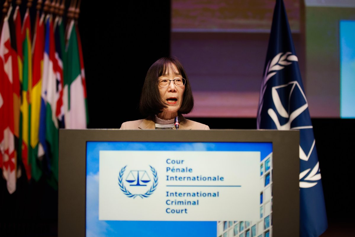 IntlCrimCourt's tweet image. #ICC President Judge Tomoko Akane: “The achievements of the Court this year speak for us unequivocally. In the face of the unprecedented levels of workload and amidst the attacks against it, the Court is acting expeditiously and efficiently in all stages of proceedings.” #ASP24