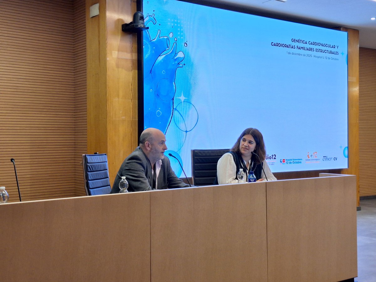 Cardio_H12O's tweet image. Fin de la jornada Genética CV y Cardiopatías Familiares Estr. con miocardiopatía hipertrófica y fenocopias: S. Cuenca H. La Princesa, J. Caro @CardioHULP, S. Rivas @Cardio_H12O, A. Restrepo @IIS_IdISSC, E. González @HPuertaDeHierro. Cierran @rsbodes y @Dra_Vilches coordinadores👏