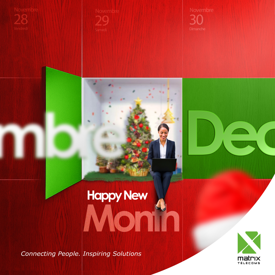 Ce mois, nous connectons  davantage vos ambitions à vos réalisations. 
Bon début de mois de décembre🎄 🎅