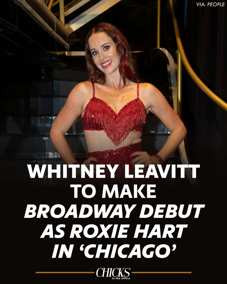 ChicksInTheOff's tweet image. Whitney Leavitt is heading from the ballroom to Broadway 👏
