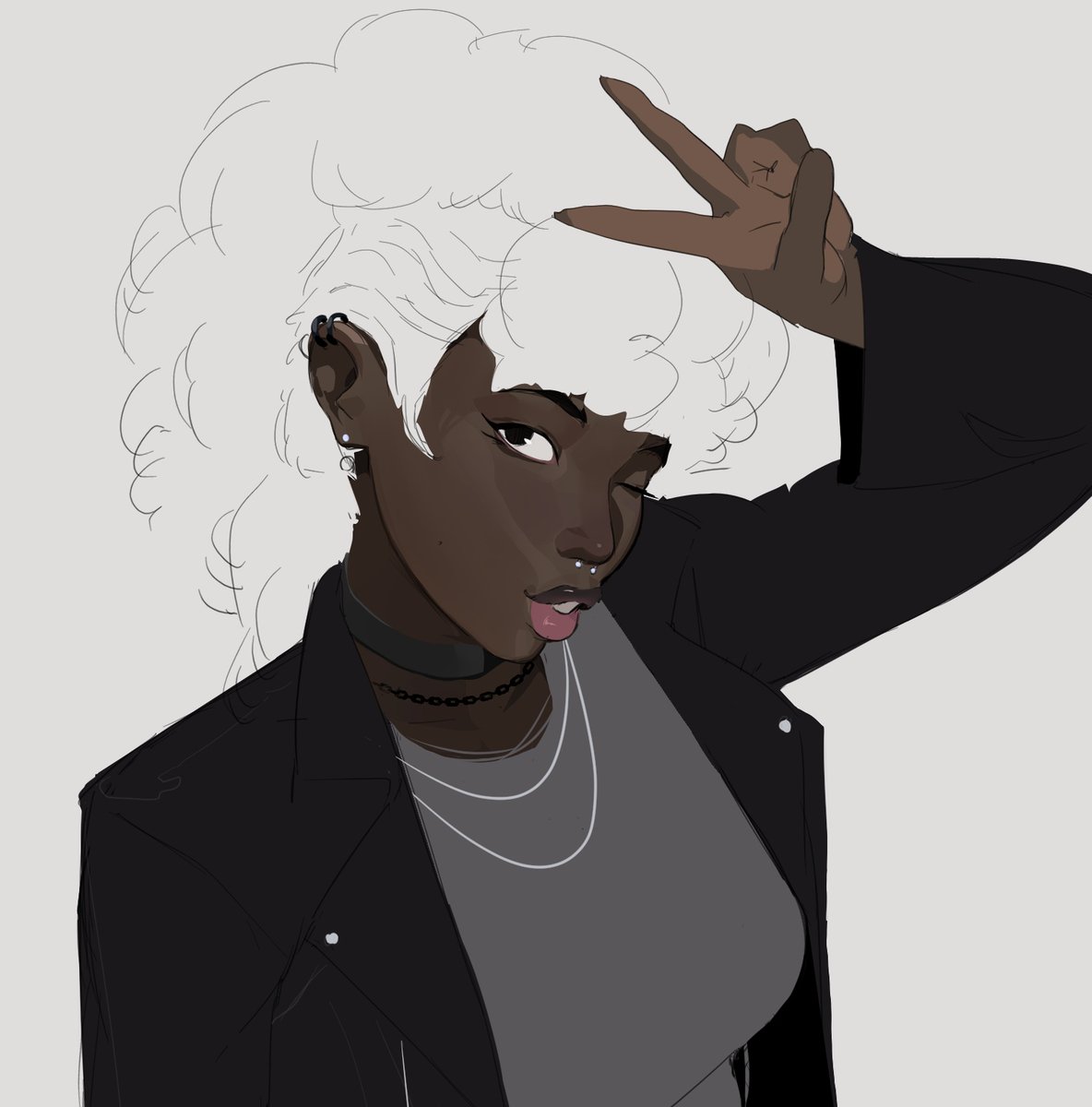 Retrotheartist's tweet image. Comm WIP