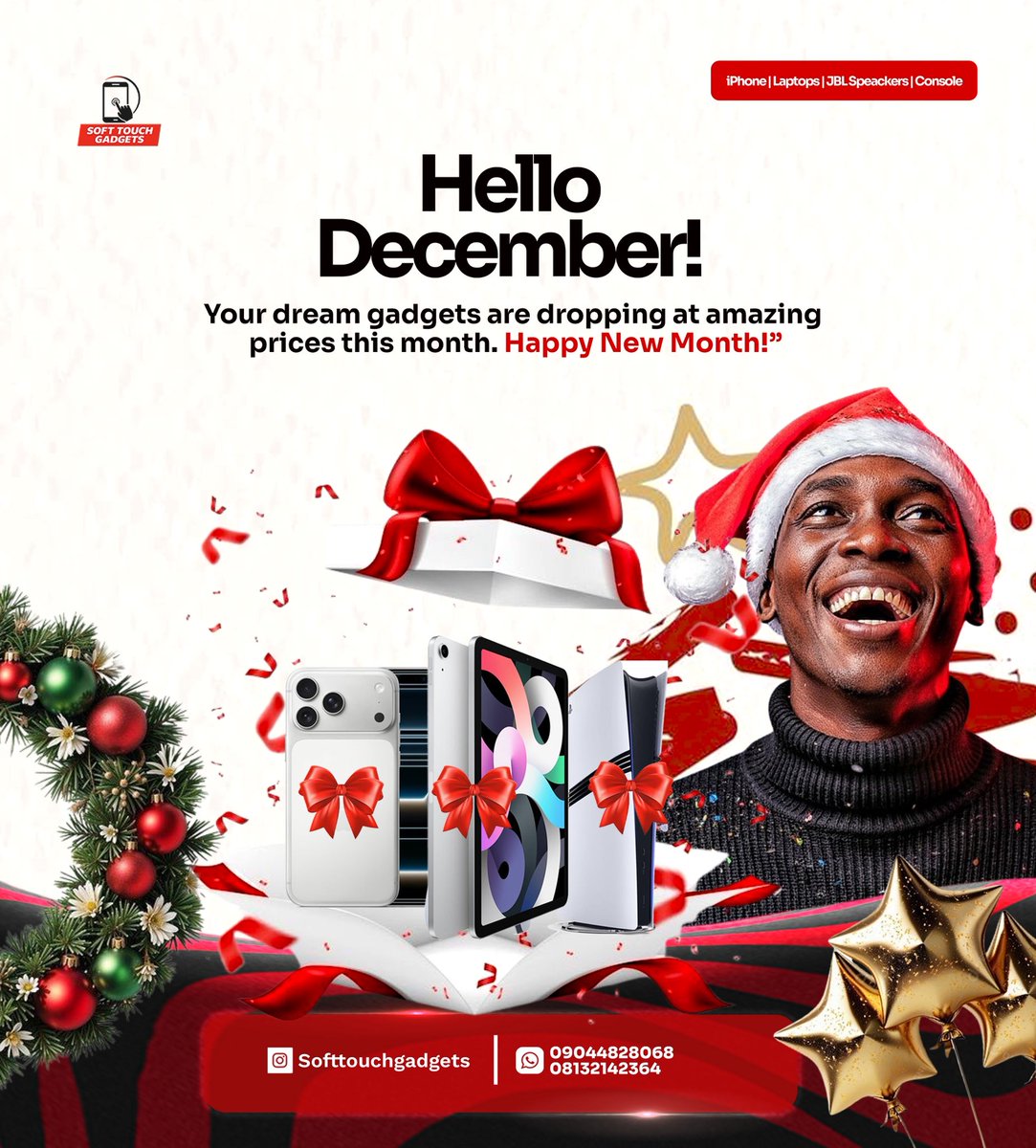 PRIESTSAIN81's tweet photo. New month poster for @softtouchgadgets

#December2025 #Newmonth https://t.co/zf6ipF1cYL