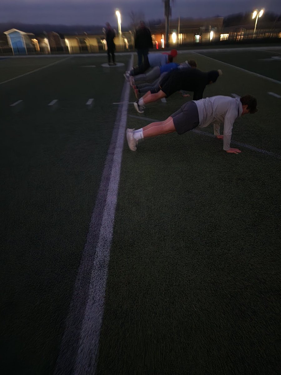 JCPanthersfball's tweet photo. The Offseason started this morning with Winter Warriors! Great work by the men in attendance! If you missed, find a way to get there, Winter Warriors is a 1 week kickoff to our offseason program. Do Hard Things, The Way You're Asked to Do Them, To  Best of Your Ability
#WINToday https://t.co/wQAKt2xftF