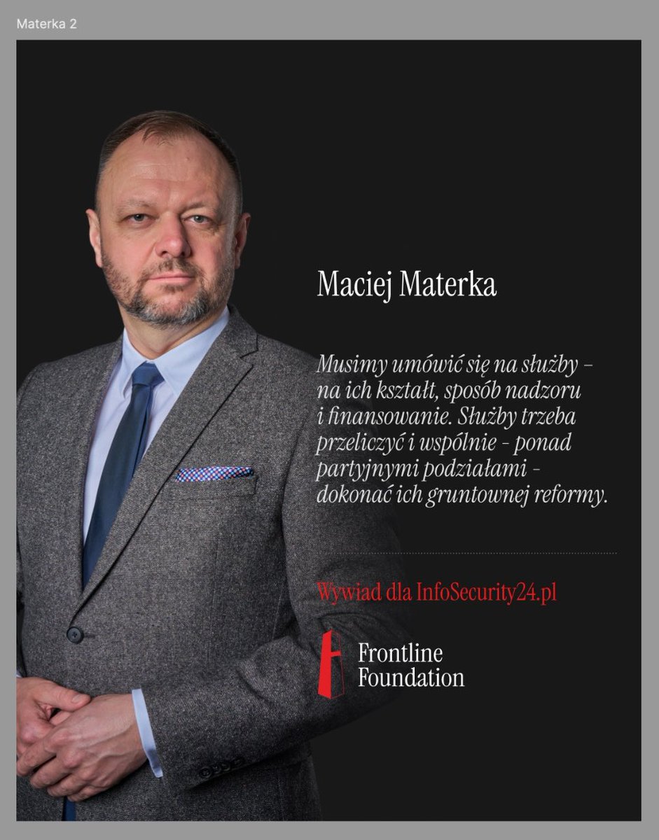 Zapraszam do lektury 🇵🇱‼️
Dziękuję redakcji Infosecurity24.pl i Panu redaktorowi Dominikowi Mikołajczykowi.