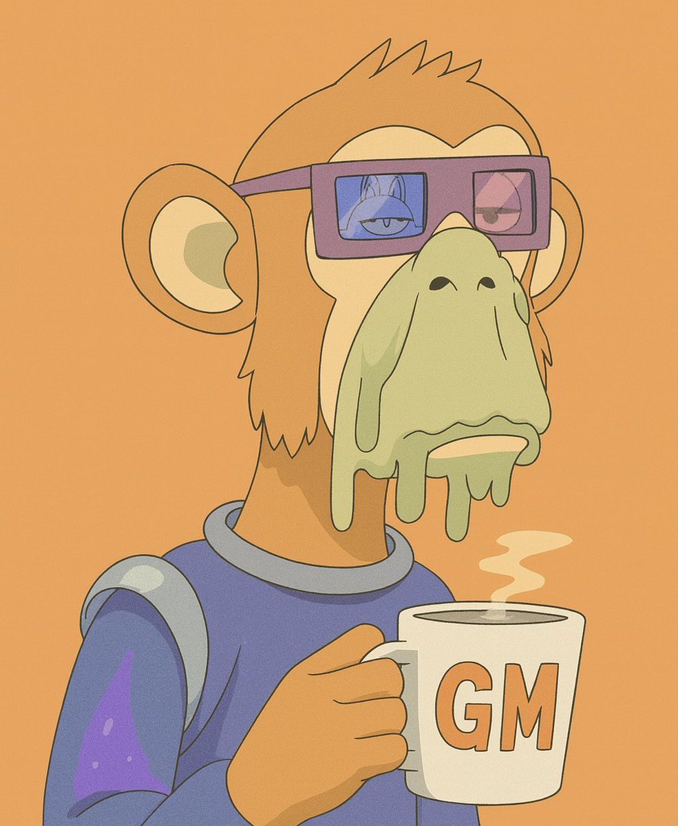 GM ☕️

Fuck the market, its Mutant Monday 🧪

<a href="/BoredApeYC/">Bored Ape Yacht Club 🍌</a> 🦍