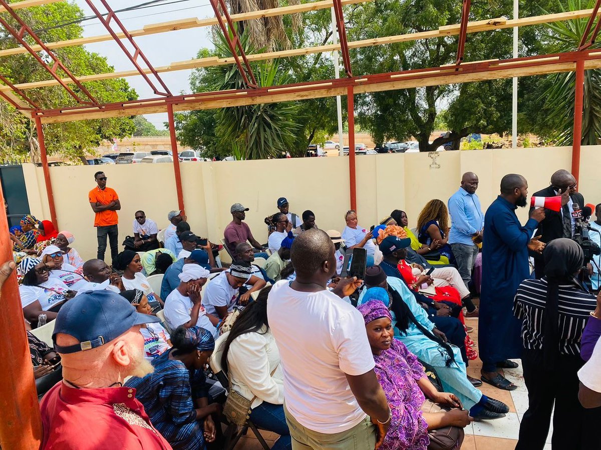 UNITE files for political party recognition—photos from the application event.