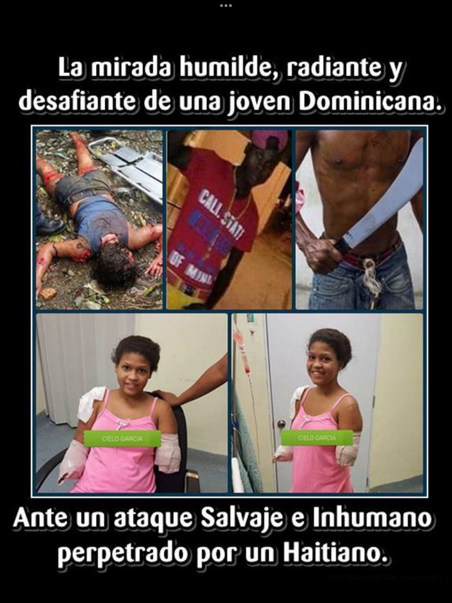 El odio  del hatiano 😞😞😞 hay termino la vida de esa chica no podra ir universidad no podrá tener una vida por qué esto lo que ase el hatiano @MichelFlorence7Ame