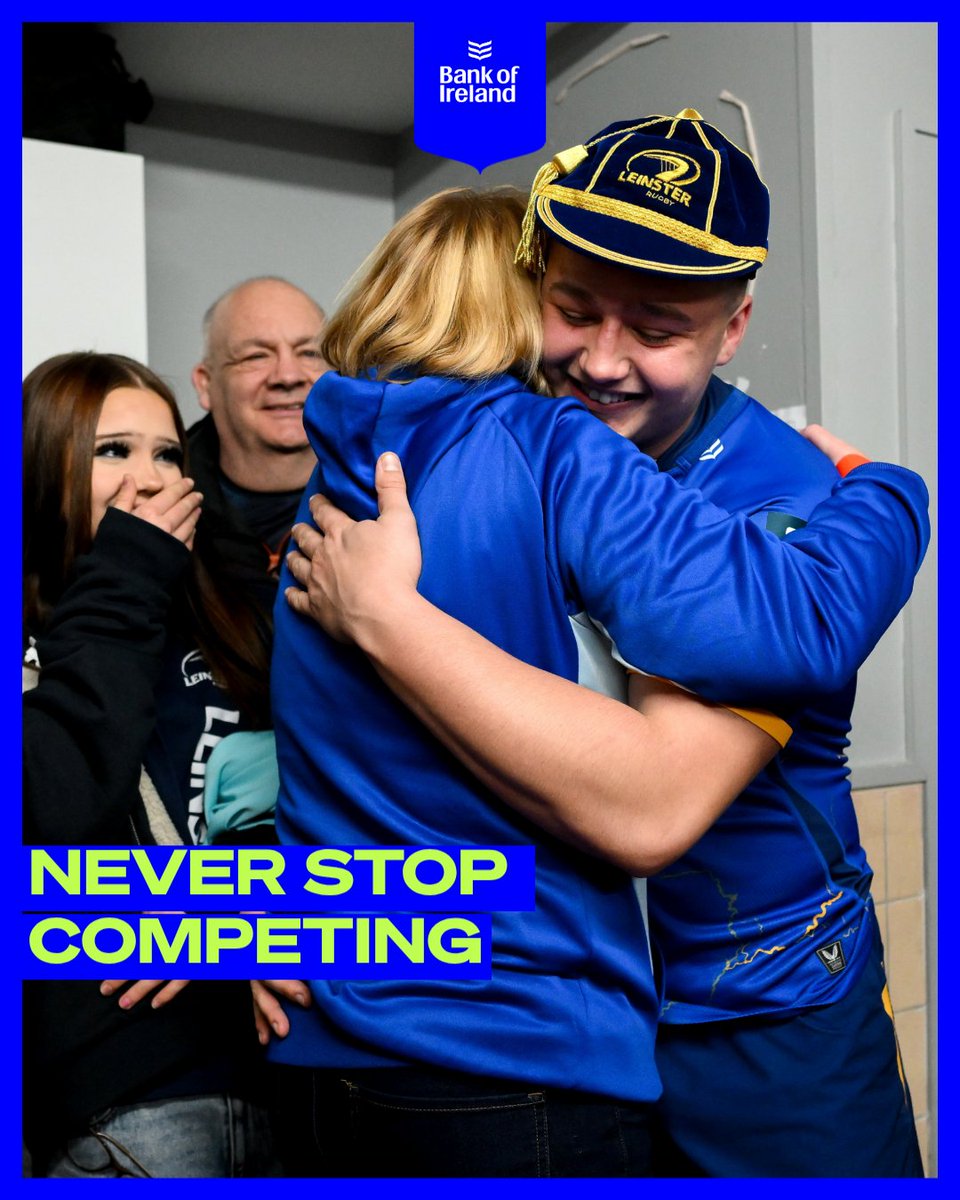 Josh Ericson has undoubtedly earned this week's <a href="/bankofireland/">Bank of Ireland</a> #NeverStopCompeting Moment of the Week 🔥

After joining the Academy on November 7, he made his senior debut at Friday night's match against Dragons.

Congratulations again, Josh!