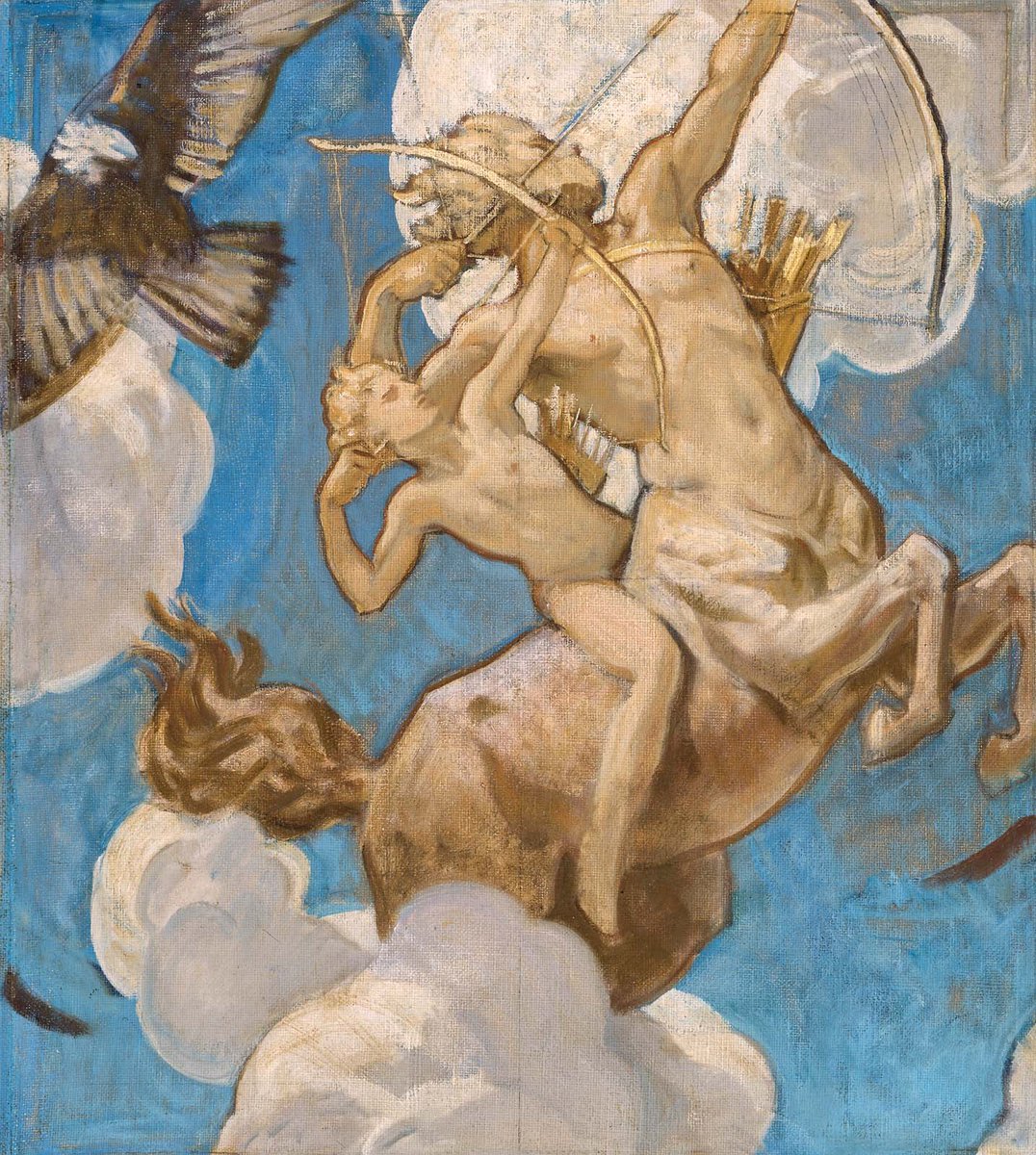 RealHellenist's tweet photo. Chiron and Achilles https://t.co/YGZMsS1iB9