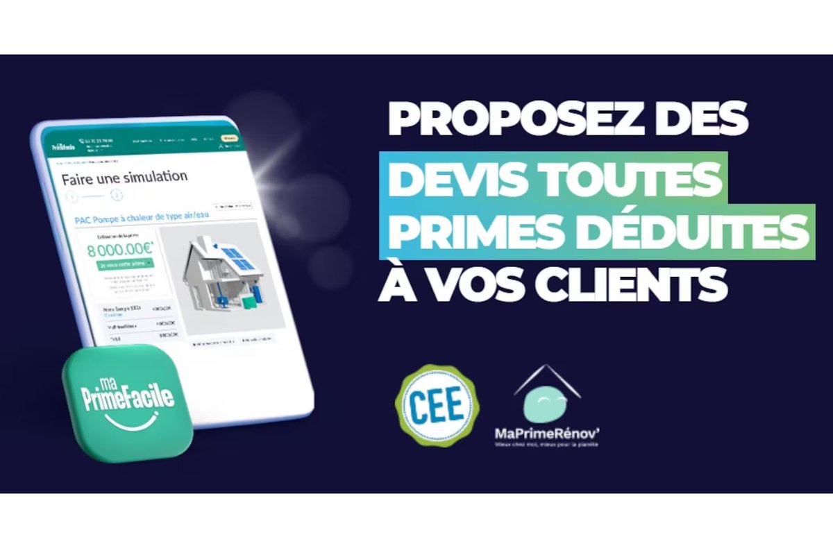saintgobain's tweet image. [#Rénovation]
🔧#DSC fait évoluer "Ma Prime Facile" pour mieux accompagner les installateurs.
👉Proposée depuis 2023 dans les enseignes de @SgdbFrance, la solution s’adapte aux nouvelles règles de la rénovation énergétique.
✒️@Le_Moniteur 
lemoniteur.fr/artisans/dsc-f…