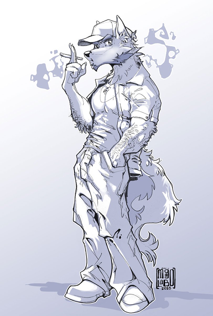 JC
Commission para "Slow-replies".
Yeah, I´m warming up!
I need to post a lot of art now.

#Magolobo #Furry #furryartwork
patreon.com/Magolobo