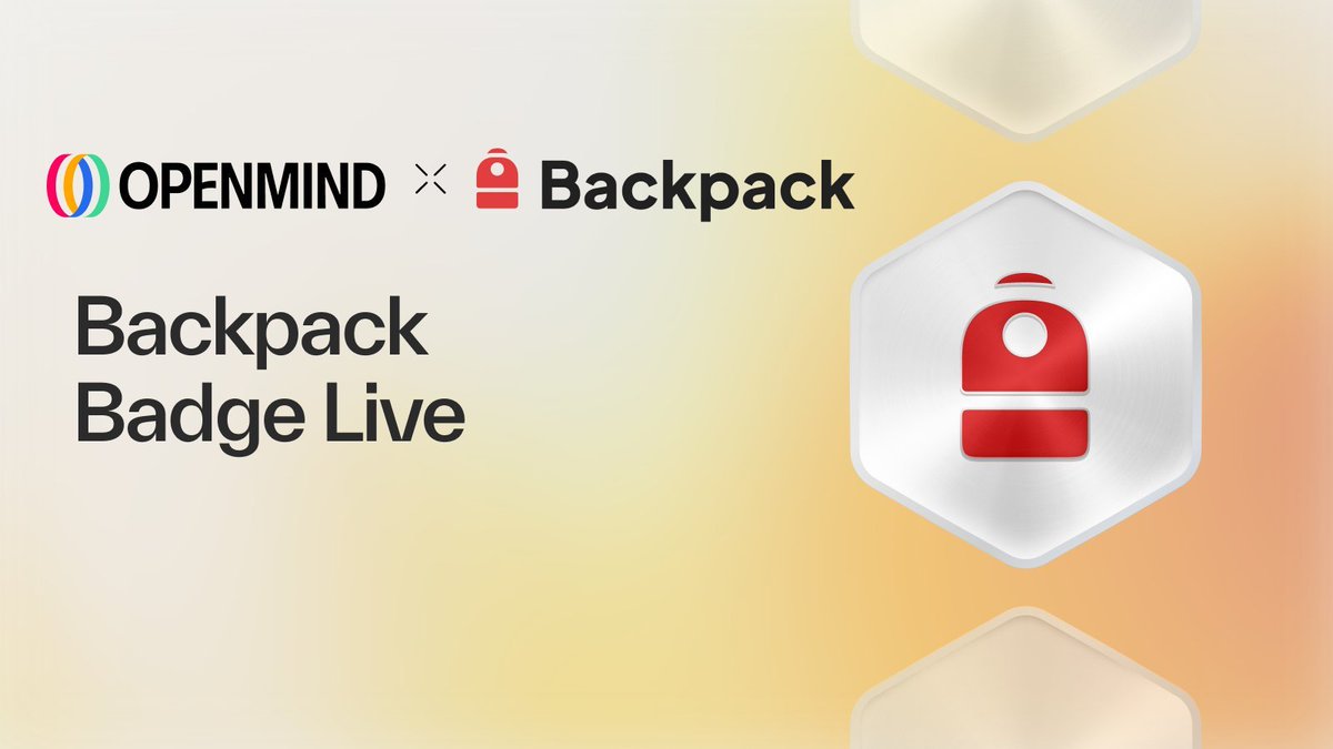steelorian's tweet image. Openmind 대박 파트너쉽 발표!!

@openmind_agi x @Backpack 

자~ 뱃지 받으러 가봅시다~~

백팩 배지 획득 하기!
1. fabric openmind org에 로그인
2. 백팩 배지 탐색 버튼 클릭
3. 카메라 앱으로 QR 코드를 스캔
(백팩 모바일 앱과 지갑이 생성되어 있어야 합니다)
4. 서명하면 끝~
배지를 받으려면…