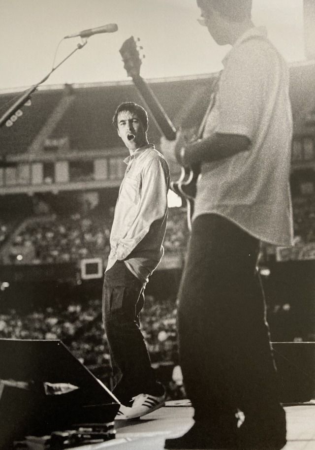 OasisArchives's tweet image. Oasis in Oakland, supporting U2 (June 1997)