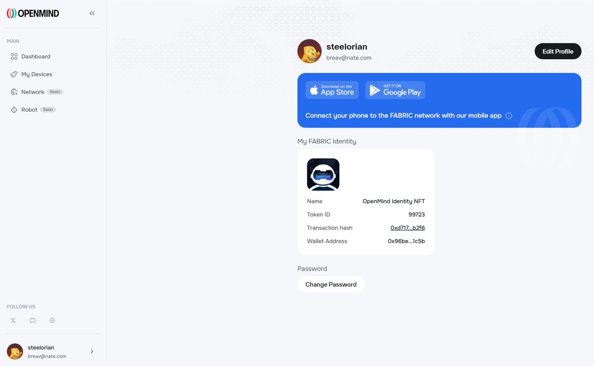 steelorian's tweet image. Openmind 대박 파트너쉽 발표!!

@openmind_agi x @Backpack 

자~ 뱃지 받으러 가봅시다~~

백팩 배지 획득 하기!
1. fabric openmind org에 로그인
2. 백팩 배지 탐색 버튼 클릭
3. 카메라 앱으로 QR 코드를 스캔
(백팩 모바일 앱과 지갑이 생성되어 있어야 합니다)
4. 서명하면 끝~
배지를 받으려면…