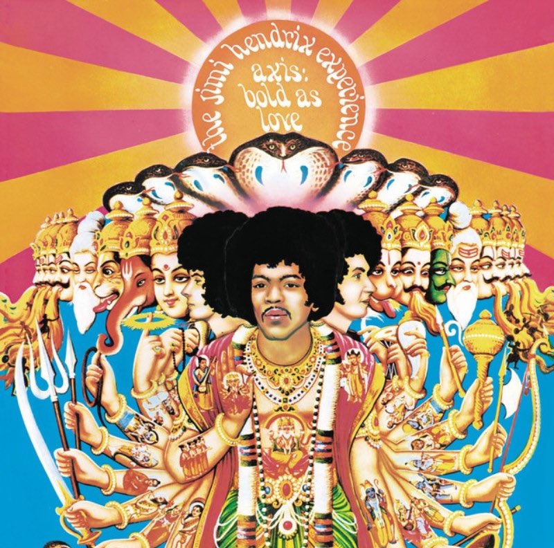 SVG__Collection's tweet image. “Axis: Bold as Love” by the Jimi Hendrix Experience was released on this day in 1967.