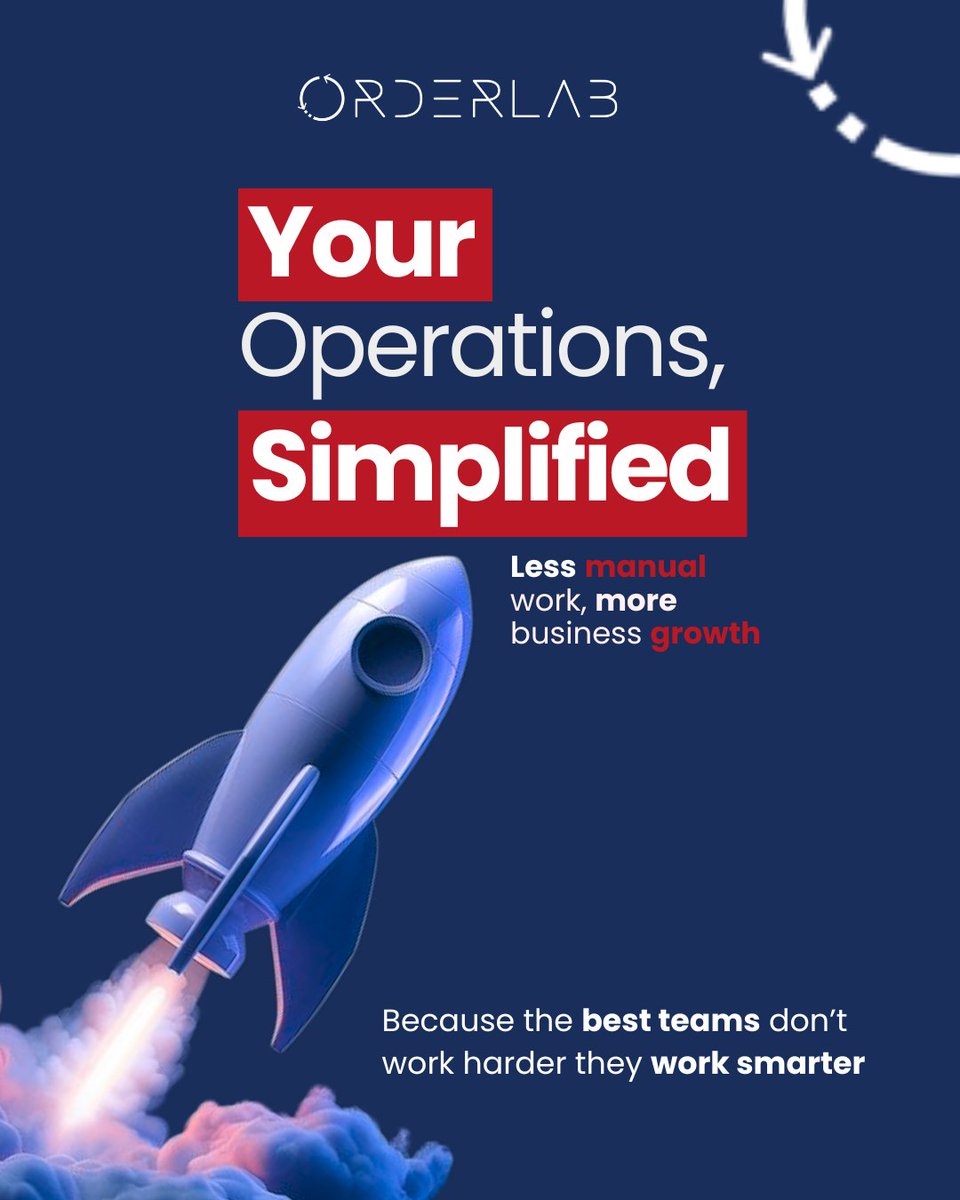 orderlab_'s tweet image. When your operations run smoothly, your business moves forward.

ORDERLAB cuts the clutter, automates routine tasks, and gives your team the clarity they need to focus on real growth, not chaos.

Work smarter. Grow faster.

#ORDERLAB #SmartOperations #WorkflowMadeEasy