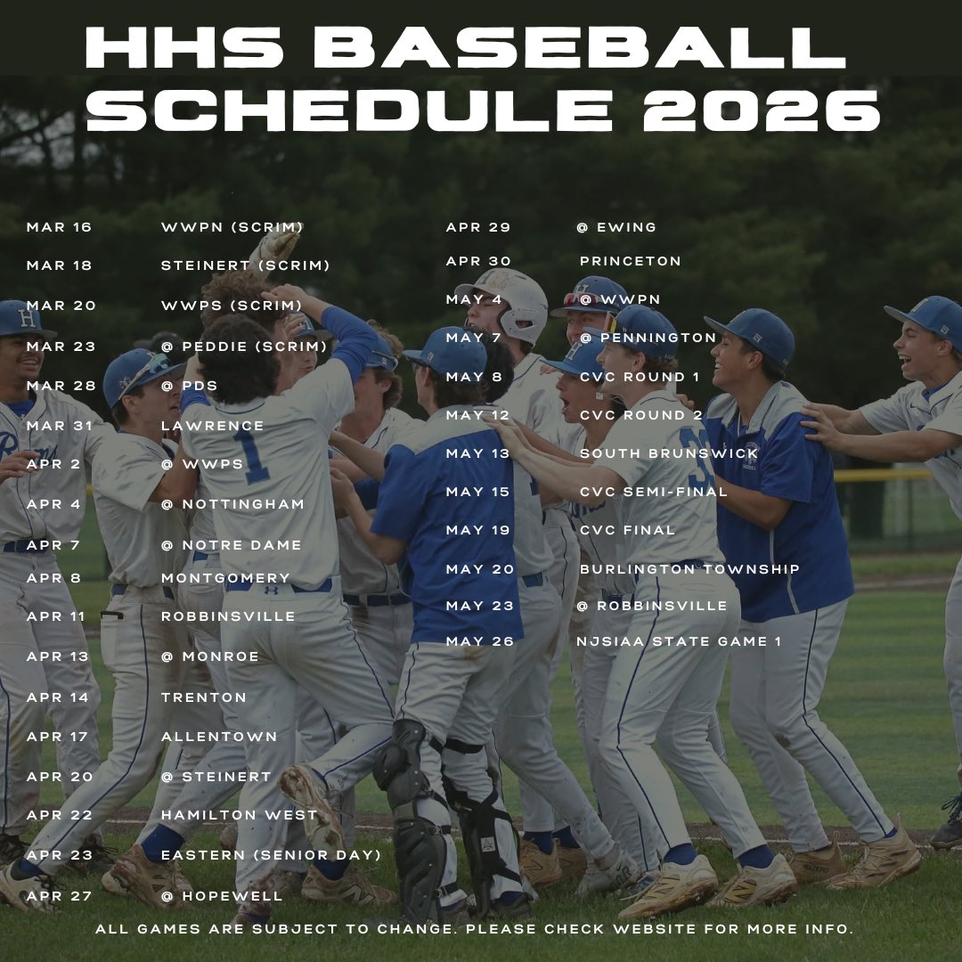 Hightstown Rams Baseball tweet media