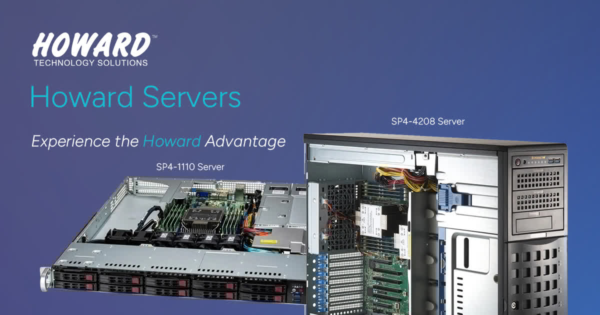 howardcomputer's tweet image. Secure. Scalable. American-built. Howard Servers give your business the performance it needs to grow with confidence.

Learn more here: bit.ly/489txiX

#HowardServers #TechInnovation #BusinessPerformance