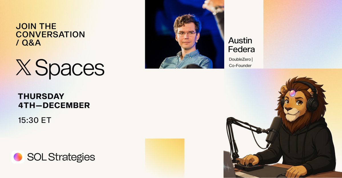 DoubleZero 파트너십과 함께한 Sol Strategies Spaces 이벤트 발표