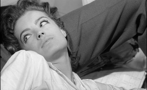 romy schneider in ‘the trial’ (1962)
 dir. orson welles