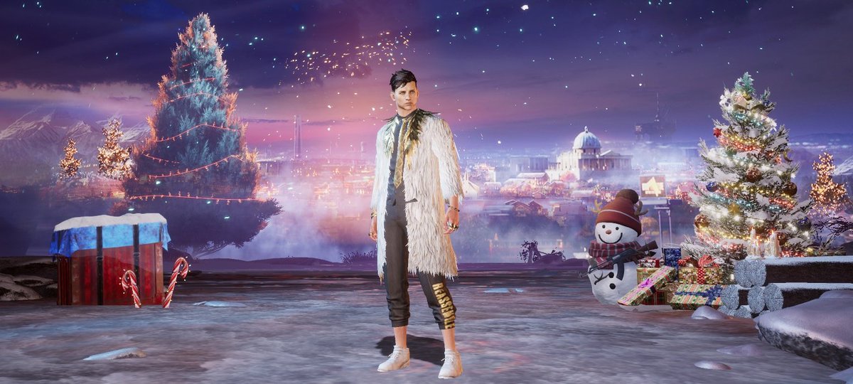 #NewStateMobile #PUBG The new, gorgeous Winter Lobby is now in the game.