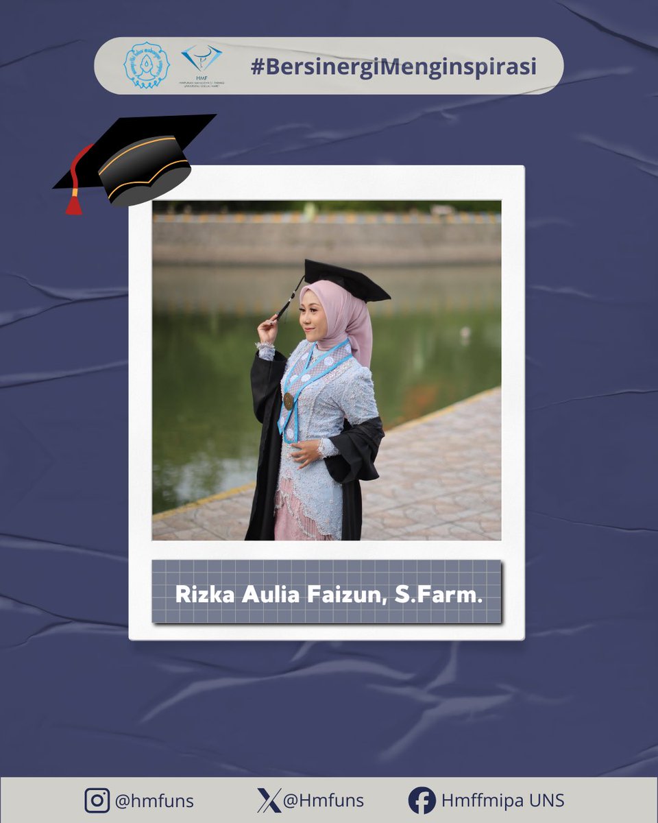Hmfuns's tweet image. Semangat untuk melanjutkan studi dan karir selanjutnya kak✨

#SUSPENSIHMF
#HMFUNS2025
#BersinergiMenginspirasi
➖➖➖➖➖➖➖➖➖➖
Instagram : @hmfuns
Facebook : Hmffmipa UNS
X : @Hmfuns